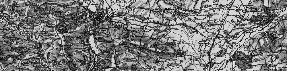 Old map of Warnicombe in 1898