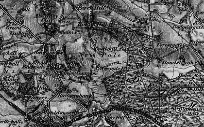 Old map of Manley Common in 1896