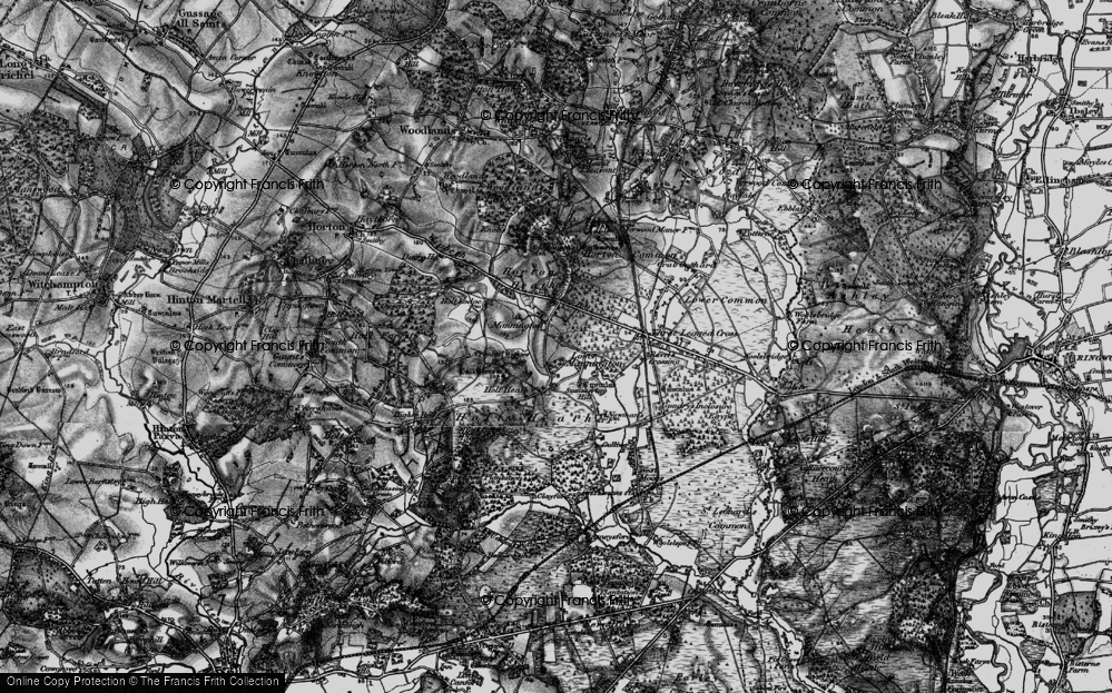 Old Map of Mannington, 1895 in 1895