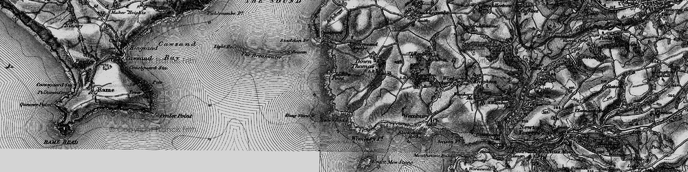 Old map of Andurn Point in 1896