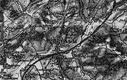 Old map of Manor Park in 1895