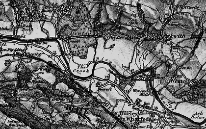 Old map of Manor Park in 1898