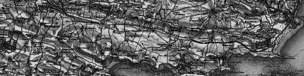 Old map of Beaver's Hill in 1898