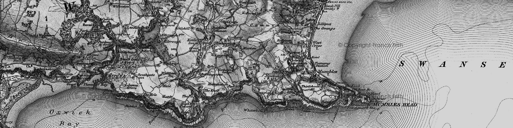 Old map of Manselfield in 1897