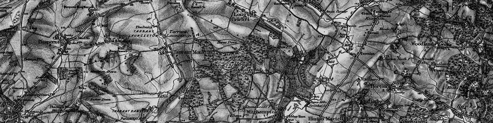 Old map of Manswood in 1895
