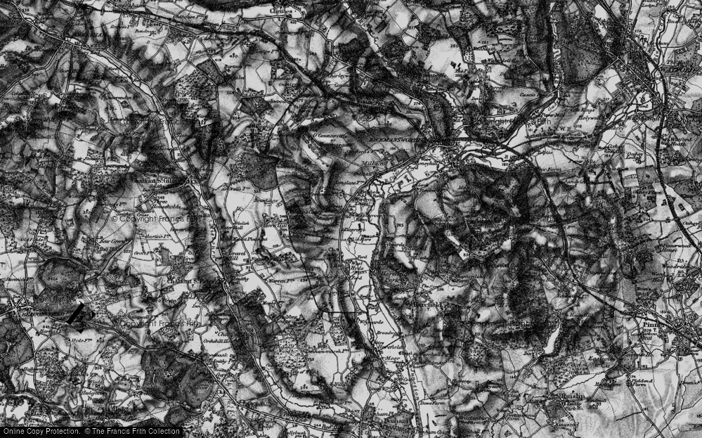 Old Map of Maple Cross, 1896 in 1896