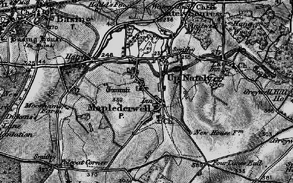 Old map of Mapledurwell in 1895