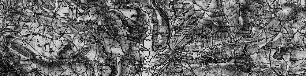 Old map of Mapleton in 1897