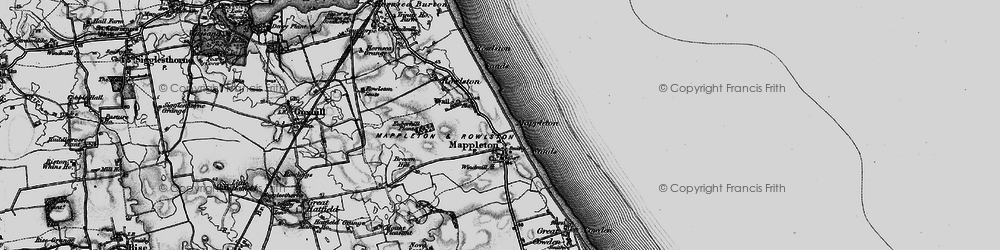 Old map of Mappleton in 1897