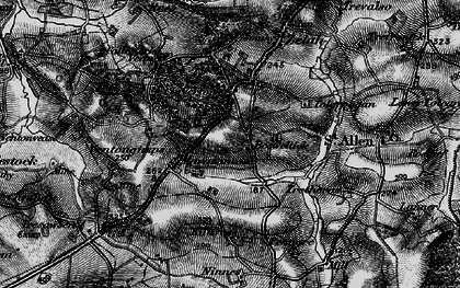 Old map of Marazanvose in 1895