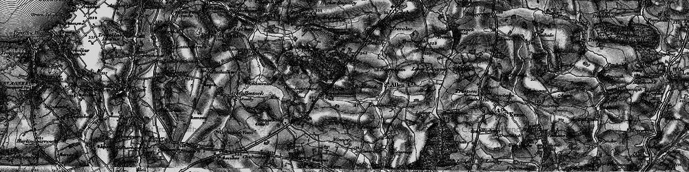 Old map of Marazanvose in 1895