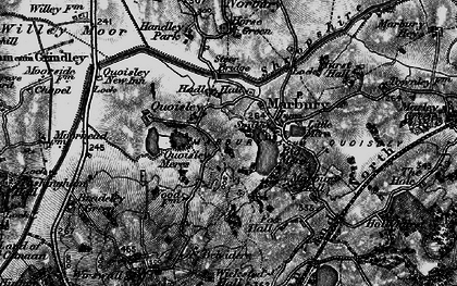 Old map of Marbury in 1897