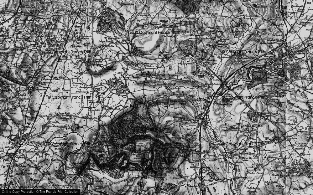 Old Map of Marchamley Wood, 1897 in 1897