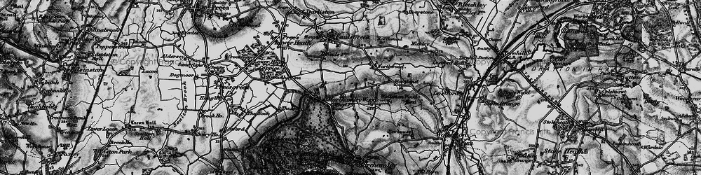 Old map of Marchamley Wood in 1897