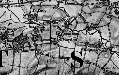 Old map of Marden in 1898
