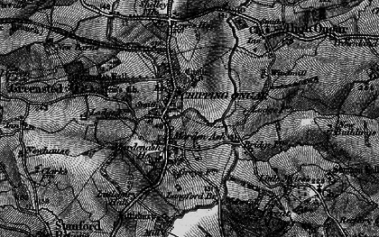 Old map of Marden Ash in 1896