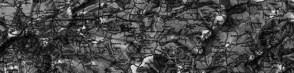 Old map of Marden Ash in 1896