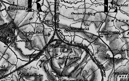 Old map of Marefield in 1899