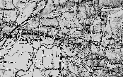 Old map of Marehill in 1895