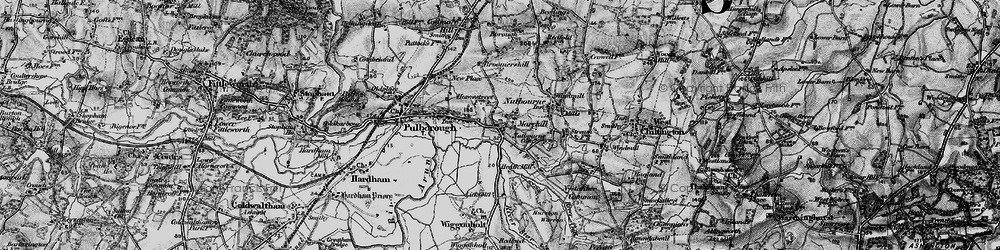 Old map of Lickfold in 1895