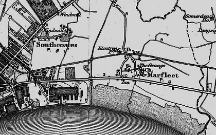 Old map of Marfleet in 1895