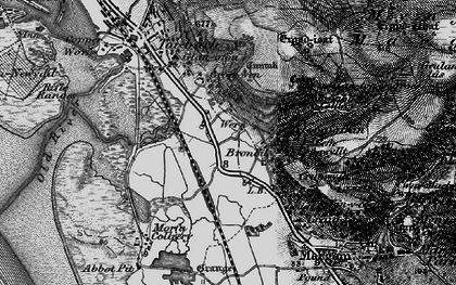Old map of Margam in 1897