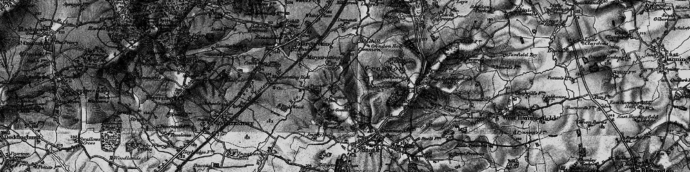 Old map of Margaretting Tye in 1896