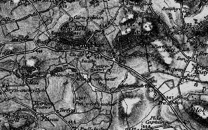 Old map of Brynterfyn in 1896