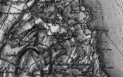 Old map of Marian-glas in 1899