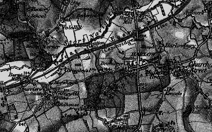 Old map of Mark Hall North in 1896