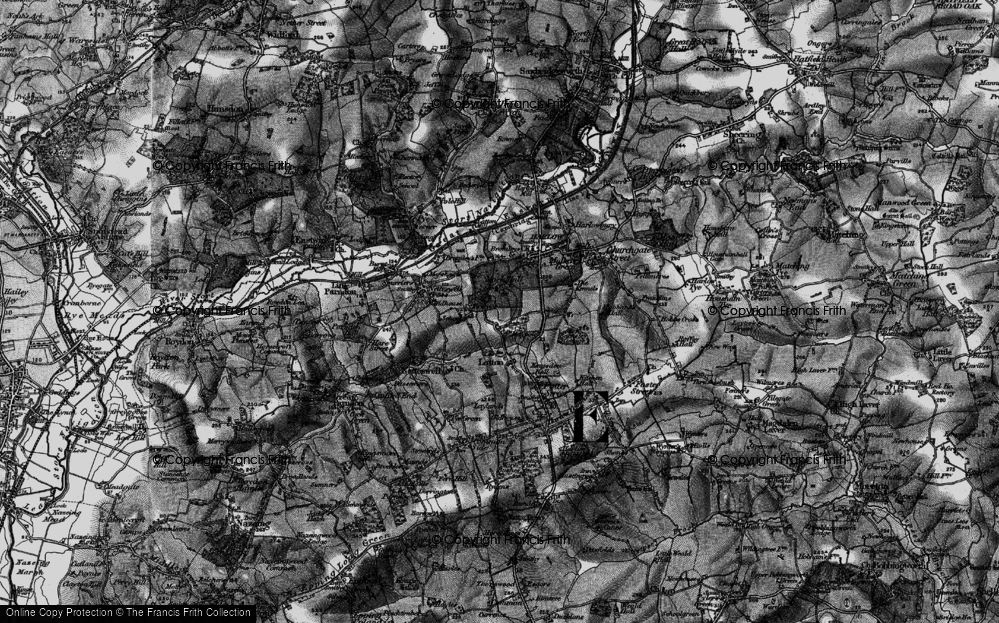 Old Map of Mark Hall South, 1896 in 1896