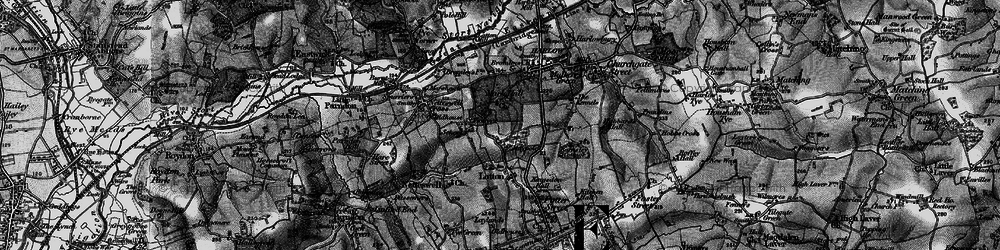 Old map of Mark Hall South in 1896