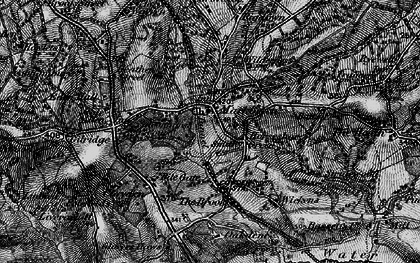 Old map of Markbeech in 1895