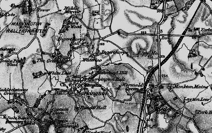 Old map of Barsneb in 1898