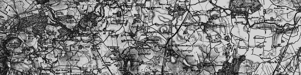 Old map of Markington in 1898