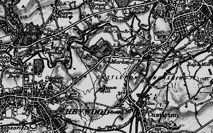Old map of Marland in 1896