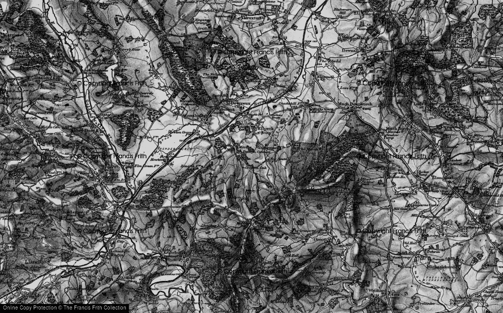 Old Map of Marlas, 1896 in 1896