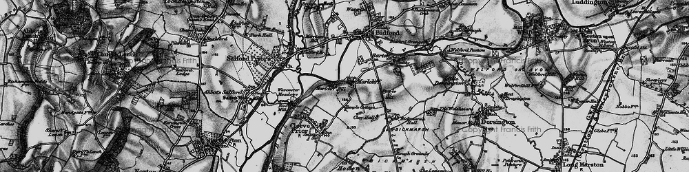 Old map of Marlcliff in 1898