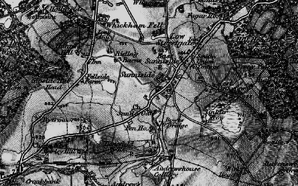 Old map of Marley Hill in 1898