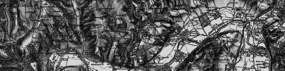 Old map of Marlow Common in 1895