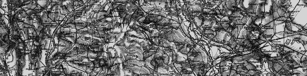 Old map of Marlpool in 1895