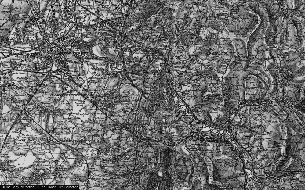 Old Map of Marpleridge, 1896 in 1896