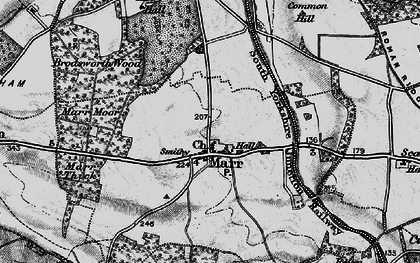 Old map of Marr in 1895