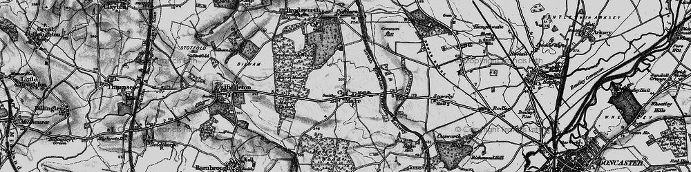 Old map of Melton Wood in 1895