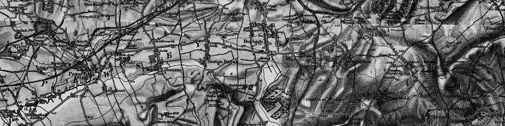 Old map of Marr Green in 1898