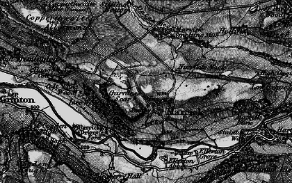 Old map of Ellerton Abbey in 1897