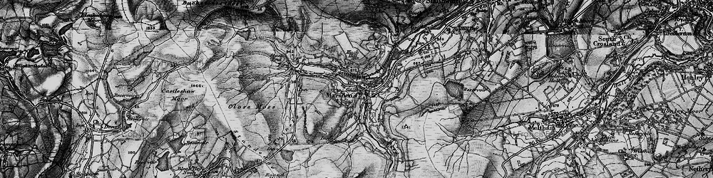 Old map of Tunnel End in 1896