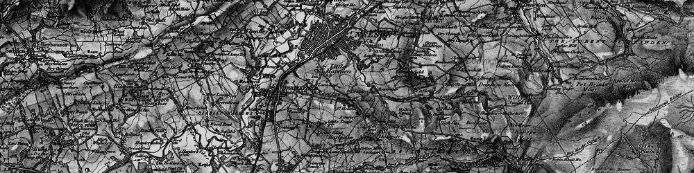 Old map of Marsden Height in 1898