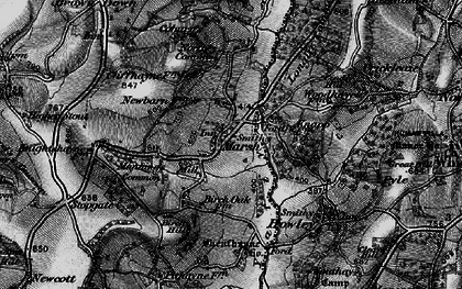 Old map of Marsh in 1898