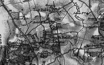 Old map of Baldon Ho in 1895